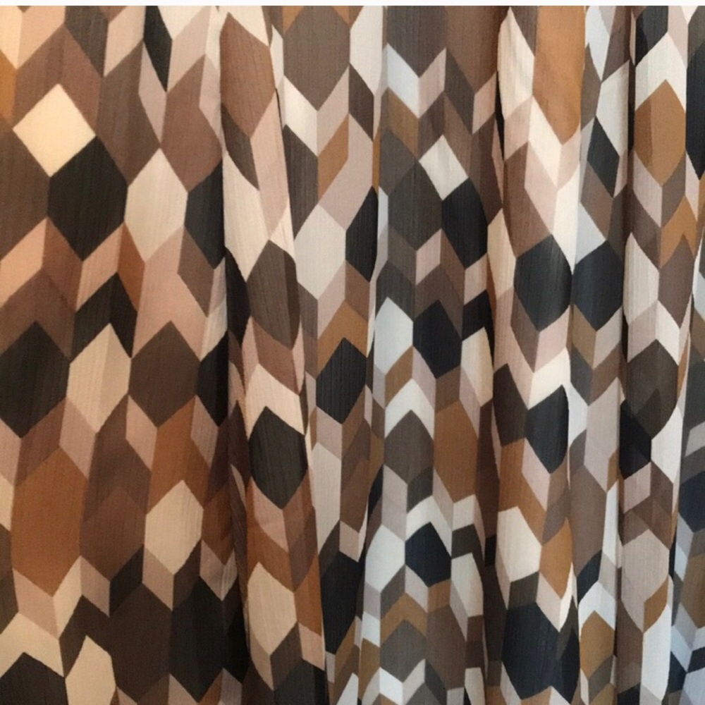 Banana Republic Geo Pattern Peasant Dress - Picture 4 of 11